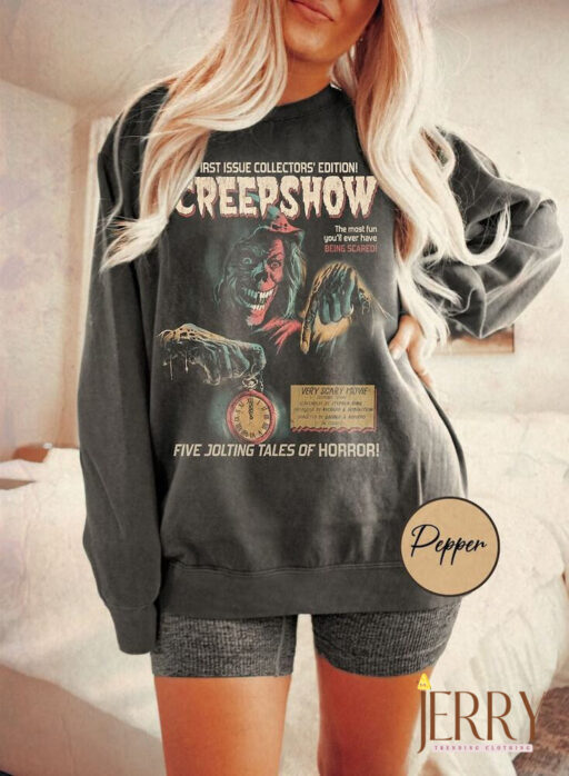 Vintage Creepshow Tales Of Horror Sweatshirt, Creepshow Stephen King Sweatshirt, Horror Movies Sweatshirt, Halloween Horror Shirt