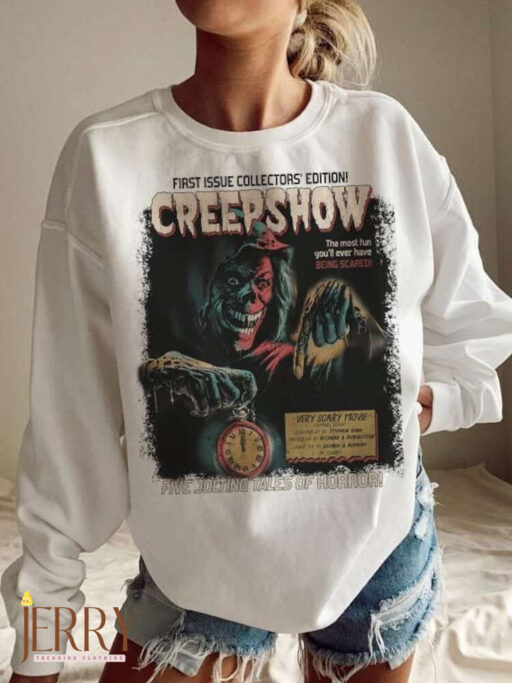 Vintage Creepshow Tales Of Horror Sweatshirt, Creepshow Stephen King Sweatshirt, Horror Movies Sweatshirt, Halloween Horror Shirt