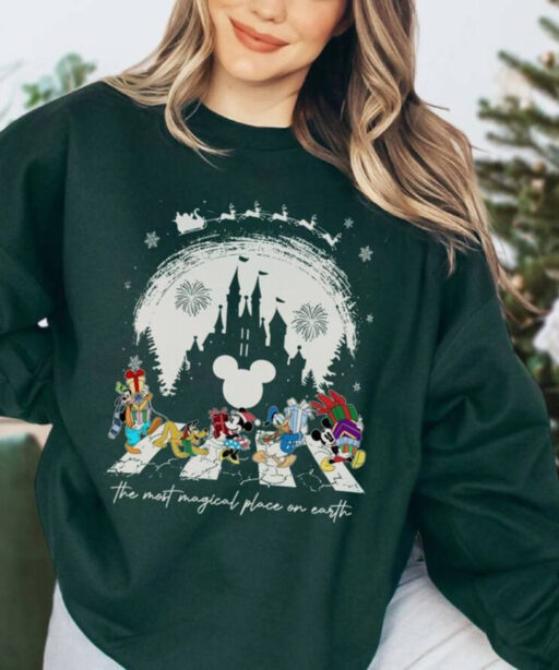 Vintage Disney Christmas Shirt, Mickey's Very Merry Christmas Party Shirt, Magic Kingdom Christmas Shirt, Mickey And Friends Christmas Shirt