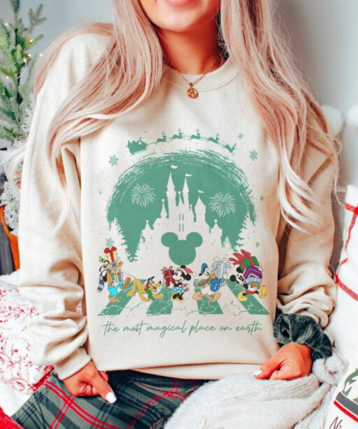 Vintage Disney Christmas Shirt, Mickey's Very Merry Christmas Party Shirt, Magic Kingdom Christmas Shirt, Mickey And Friends Christmas Shirt