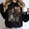 Vintage Disney Halloween Skeleton Sweatshirt, Disney Funny Skeleton Shirt, Halloween Party 2023, Coffee Lovers Gift Tee, Disney Halloween