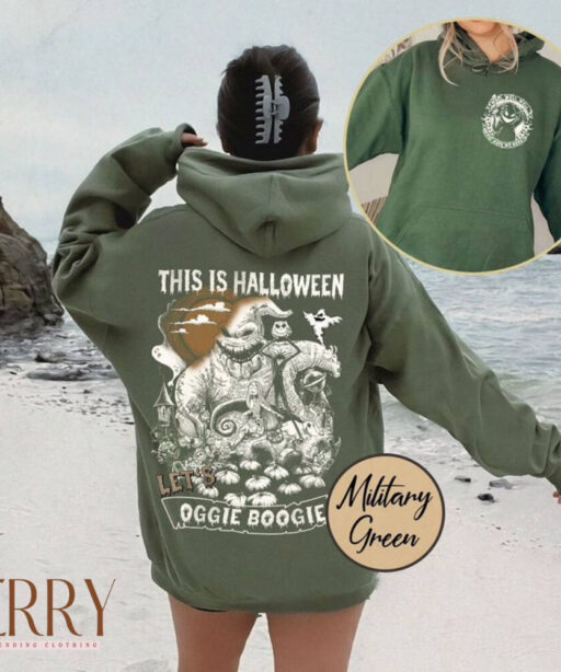 Vintage Disney Oogie Boogie Sweatshirt, The Nightmare Before Christmas Jack Sally Sweatshirt, Oogie Boogie Bash, Family Halloween Party 2023