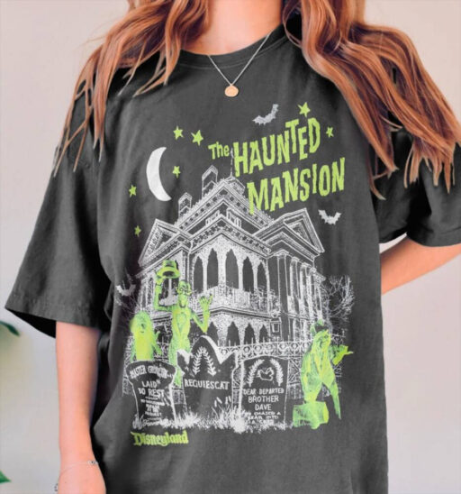 Vintage Disneyland Haunted Mansion Shirt, retro haunted maison, Stretching Room Shirt, halloween haunted mansion,haunted disney,Horror Movie