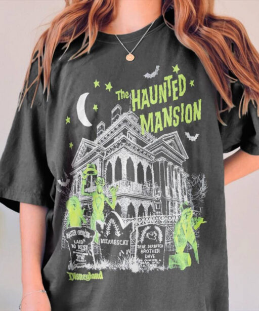 Vintage Disneyland Haunted Mansion Shirt, retro haunted maison, Stretching Room Shirt, halloween haunted mansion,haunted disney,Horror Movie