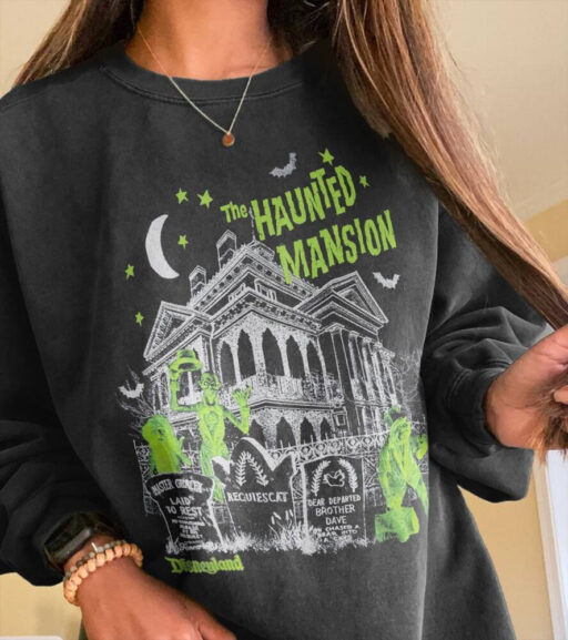 Vintage Disneyland Haunted Mansion Shirt, retro haunted maison, Stretching Room Shirt, halloween haunted mansion,haunted disney,Horror Movie