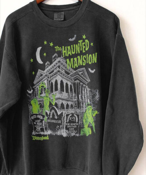 Vintage Disneyland Haunted Mansion Shirt, retro haunted maison, Stretching Room Shirt, halloween haunted mansion,haunted disney,Horror Movie