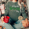 Vintage Feeling Extra Grinchy Today Christmas Comfort Sweatshirt, Christmas Grinch Sweatshirt, Family Christmas Shirt, Funny Grinch Shirt