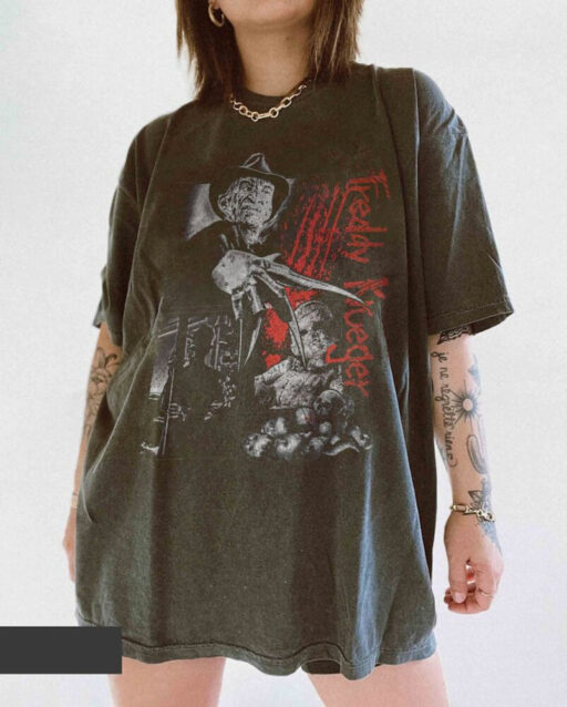 Vintage Freddy Krueger shirt, 13th Of friday, Horror Movie Killers, Horror Characters Shirt, A Nightmare on Elm Street Shirt, retro horror