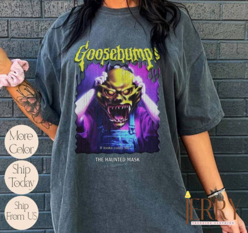 Vintage Goosebump Shirt, Goosebump Land Halloween Comfort T-Shirt, Halloween Shirt, Halloween Comfort Colors Shirt