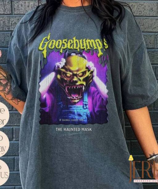 Vintage Goosebump Shirt, Goosebump Land Halloween Comfort T-Shirt, Halloween Shirt, Halloween Comfort Colors Shirt