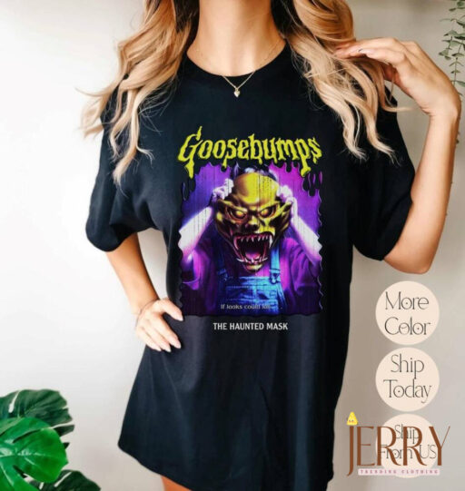 Vintage Goosebump Shirt, Goosebump Land Halloween Comfort T-Shirt, Halloween Shirt, Halloween Comfort Colors Shirt