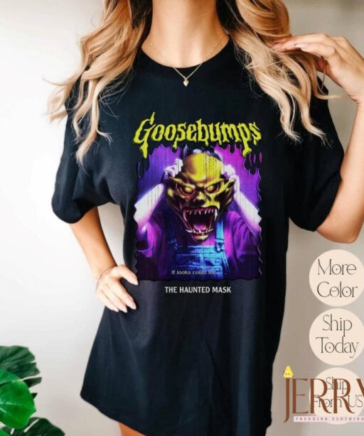Vintage Goosebump Shirt, Goosebump Land Halloween Comfort T-Shirt, Halloween Shirt, Halloween Comfort Colors Shirt
