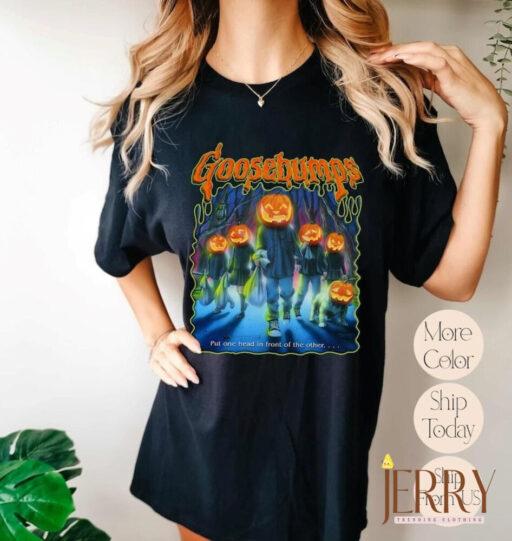 Vintage Goosebump Shirt, One Day At Horror Land Classic R.L.S T-Shirt, Goosebump Halloween, Halloween Shirt, Comfort Colors Shirt