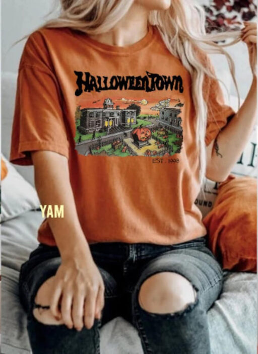 Vintage HalloweenTown Shirt , Disney The Haunted Mansion Comfort Color Shirt, Retro Constance Hatchaway Unisex Shirt, Disney Halloween Shirt
