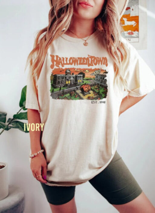 Vintage HalloweenTown Shirt , Disney The Haunted Mansion Comfort Color Shirt, Retro Constance Hatchaway Unisex Shirt, Disney Halloween Shirt