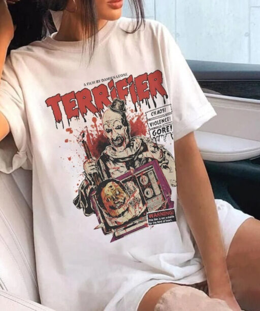 Vintage Halloween Horror Nights, Scary Serial Killer, Horror Movie Shirt, Halloween terrifier, halloween horror nights, terrifier shirt