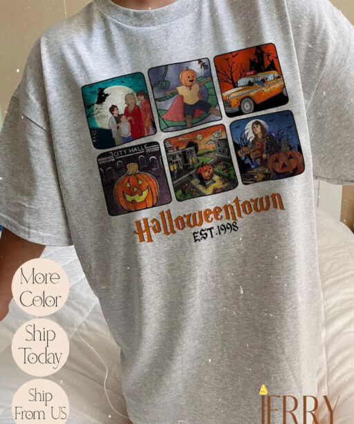 Vintage Halloween Town Shirt, Fall Pumpkin Shirt, Halloweentown University Shirt, Halloween Movie Women Shirt, Pumpkin Halloweentown Shirt