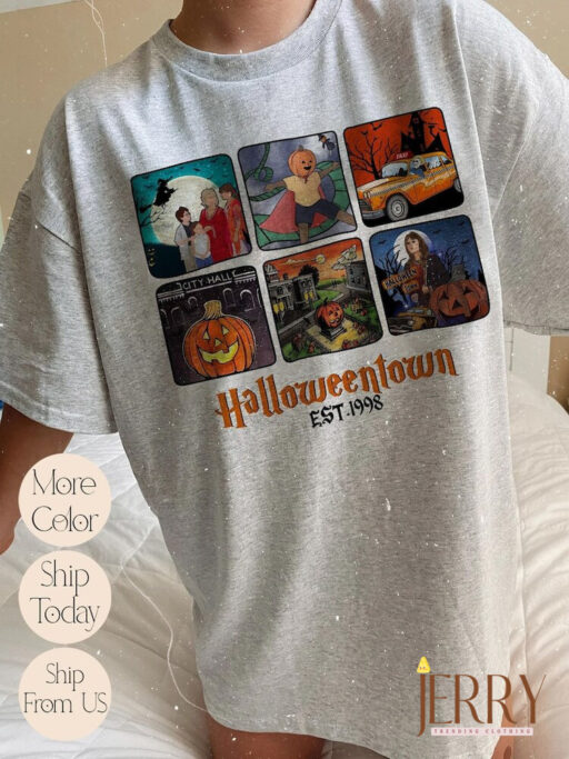 Vintage Halloween Town Shirt, Fall Pumpkin Shirt, Halloweentown University Shirt, Halloween Movie Women Shirt, Pumpkin Halloweentown Shirt