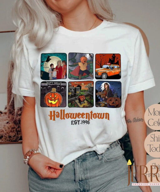 Vintage Halloween Town Shirt, Fall Pumpkin Shirt, Halloweentown University Shirt, Halloween Movie Women Shirt, Pumpkin Halloweentown Shirt