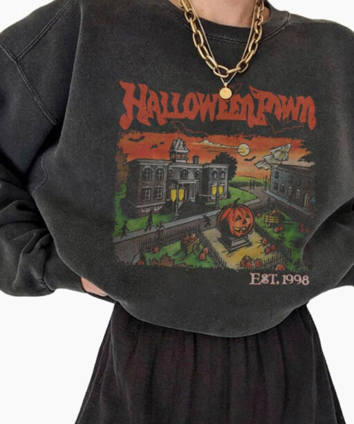 Vintage Halloweentown Shirt, halloween university, 13th Of friday, Horror Movie Killers, Pumpkin Halloweentown, Halloweentown 1998 shirt