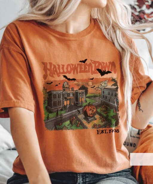 Vintage Halloweentown Shirt, halloween university, 13th Of friday, Horror Movie Killers, Pumpkin Halloweentown, Halloweentown 1998 shirt