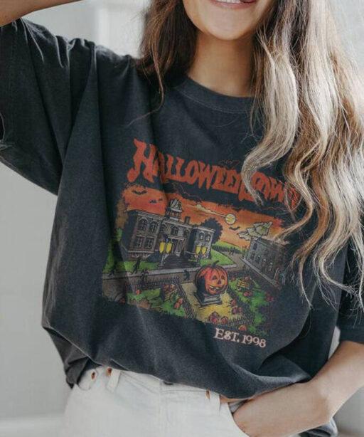 Vintage Halloweentown Shirt, halloween university, 13th Of friday, Horror Movie Killers, Pumpkin Halloweentown, Halloweentown 1998 shirt