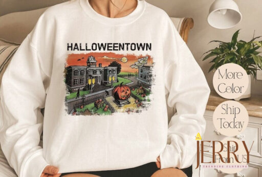 Vintage Halloweentown Sweatshirt, Halloweentown Sweatshirt, Fall Sweatshirt, Halloween Sweatshirt, Halloweentown University Sweater