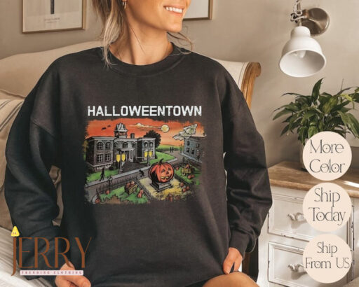 Vintage Halloweentown Sweatshirt, Halloweentown Sweatshirt, Fall Sweatshirt, Halloween Sweatshirt, Halloweentown University Sweater