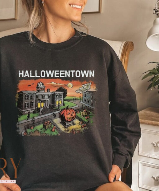 Vintage Halloweentown Sweatshirt, Halloweentown Sweatshirt, Fall Sweatshirt, Halloween Sweatshirt, Halloweentown University Sweater