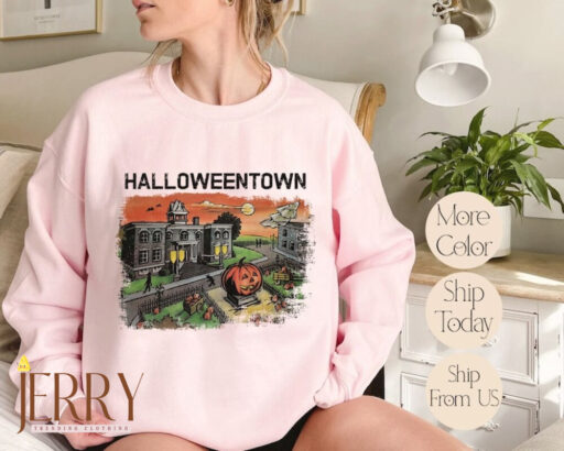 Vintage Halloweentown Sweatshirt, Halloweentown Sweatshirt, Fall Sweatshirt, Halloween Sweatshirt, Halloweentown University Sweater