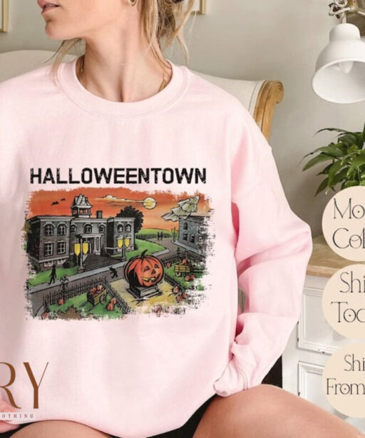 Vintage Halloweentown Sweatshirt, Halloweentown Sweatshirt, Fall Sweatshirt, Halloween Sweatshirt, Halloweentown University Sweater