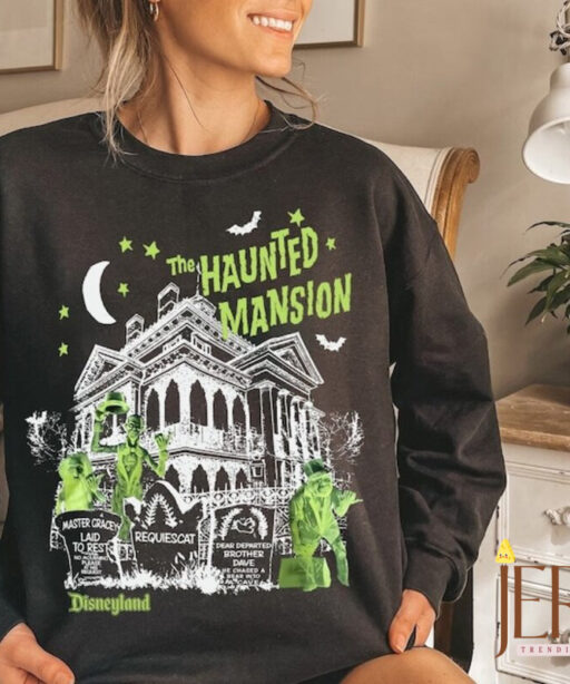 Vintage Haunted Mansion Sweatshirt, The Haunted Mansion Sweatshirt, Disneyland Halloween Sweatshirt, Stretching Room Sweatshirt