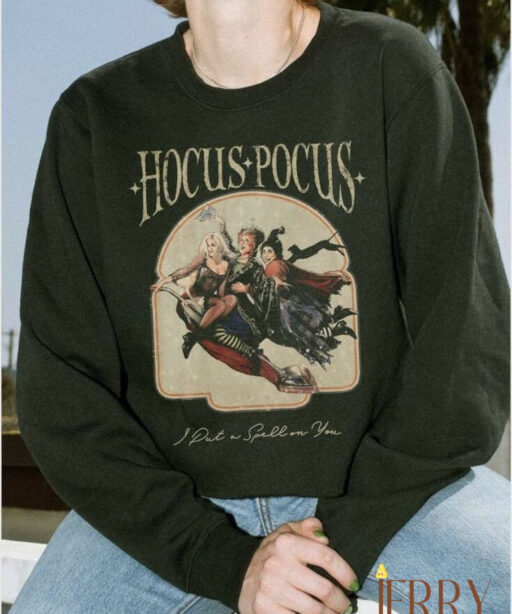 Vintage Hocus Pocus Sweatshirt, Sanderson Sisters Sweatshirt, Halloween Witches, Halloween Party Sweatshirt, Fall Sweatshirt