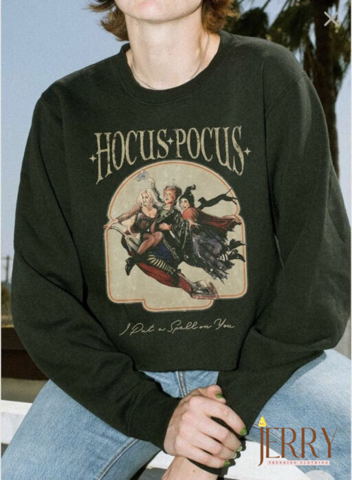 Vintage Hocus Pocus Sweatshirt, Sanderson Sisters Sweatshirt, Halloween Witches, Halloween Party Sweatshirt, Fall Sweatshirt