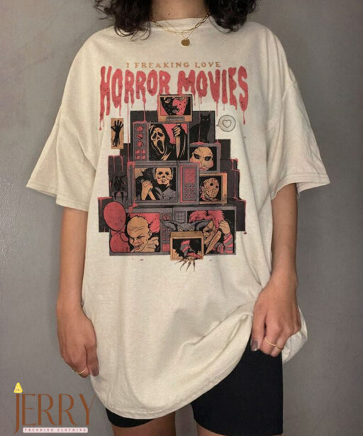 Vintage Horror Movies Comfort Colors Shirt, Halloween Horror Nights Shirt, 90s Halloween Movies, Halloween Horror Nights, Chucky Shirt