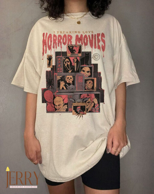 Vintage Horror Movies Comfort Colors Shirt, Halloween Horror Nights Shirt, 90s Halloween Movies, Halloween Horror Nights, Chucky Shirt