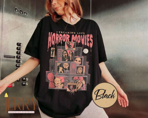 Vintage Horror Movies Comfort Colors Shirt, Halloween Horror Nights Shirt, 90s Halloween Movies, Halloween Horror Nights, Chucky Shirt