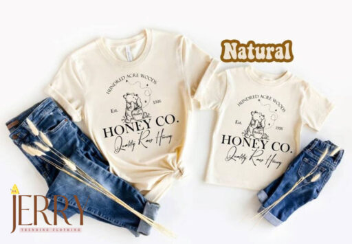 Vintage Hundred Acre Woods Honey Co Shirt, Winnie The Pooh Est 1926 Shirt, Cute Pooh Bear Shirt, Disney Women Shirt, Walt Disney World Shirt