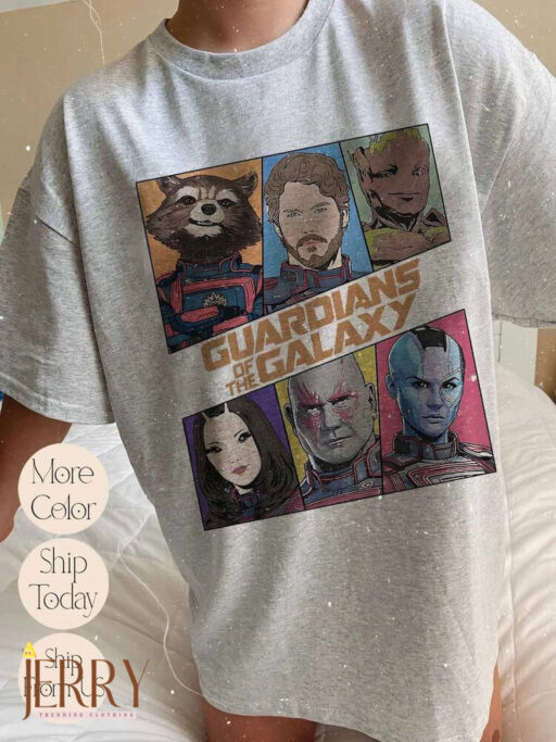 Vintage Marvel Guardians of the Galaxy 3 Comfort Colors Shirt, Marvel Avengers Shirt, Super Hero Shirt, Marvel Movies 2023