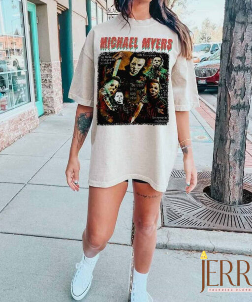 Vintage Michael Myers Movie Shirt, Michael Halloween Comfort Color Shirt, Halloween Vintage 90S Bootleg Shirt, Horror Movie Halloween Shirt