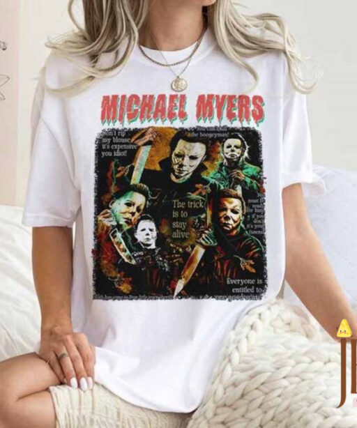 Vintage Michael Myers Movie Shirt, Michael Halloween Comfort Color Shirt, Halloween Vintage 90S Bootleg Shirt, Horror Movie Halloween Shirt