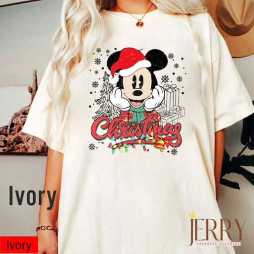 Vintage Mickey Minnie Christmas Shirt, Disney Christmas Friends Shirt, Disneyland Shirt, Mickey Ears Christmas shirt, Magic Kingdom shirt