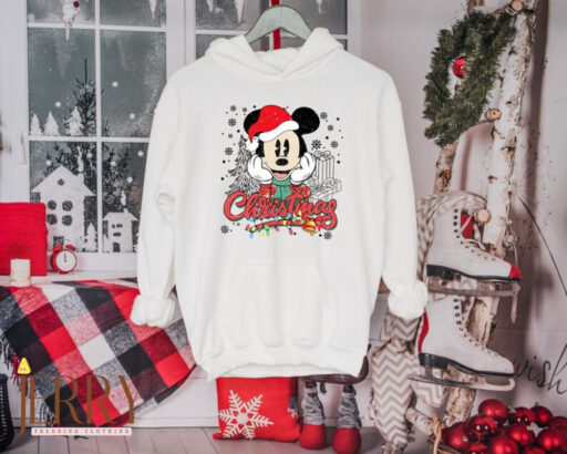 Vintage Mickey Minnie Christmas Shirt, Disney Christmas Friends Shirt, Disneyland Shirt, Mickey Ears Christmas shirt, Magic Kingdom shirt