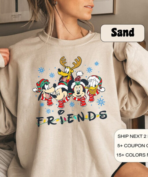 Vintage Mickey and Co Christmas Shirt, Mickey and Friends Christmas Shirt, Disney Family Christmas Shirt, Disney Holiday Shirt, Disney Trip