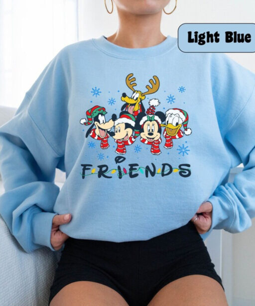 Vintage Mickey and Co Christmas Shirt, Mickey and Friends Christmas Shirt, Disney Family Christmas Shirt, Disney Holiday Shirt, Disney Trip