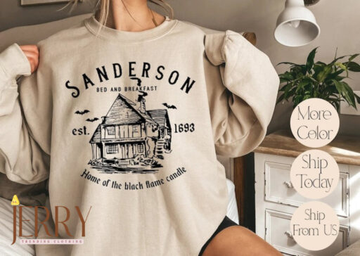 Vintage Sanderson Witch Museum Vintage Sweatshirt, Sanderson Sisters, Witch Sweatshirt, Halloween Sweatshirt