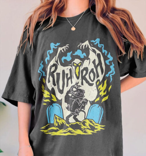 Vintage Scooby doo Ruh Roh Shirt, Scooby Doo Shirt, Scoobydoo, Disney halloween shirt, trick or treat, Disney trip shirt, Nightmare before