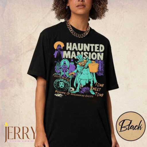 Vintage The Haunted Mansion Comfort Shirt, Hitchhiking Ghosts Madame Leota Tee, Disneyland Halloween T-shirt, Mickey's Not So Scary Party