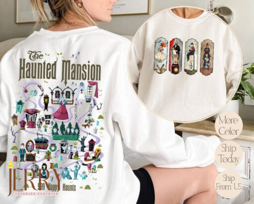 Vintage The Haunted Mansion Sweatshirt, Haunted Mansion 1969 Sweatshirt, Stretching Room Sweatshirt, Halloween Sweatshirt