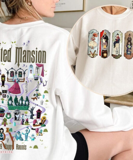 Vintage The Haunted Mansion Sweatshirt, Haunted Mansion 1969 Sweatshirt, Stretching Room Sweatshirt, Halloween Sweatshirt